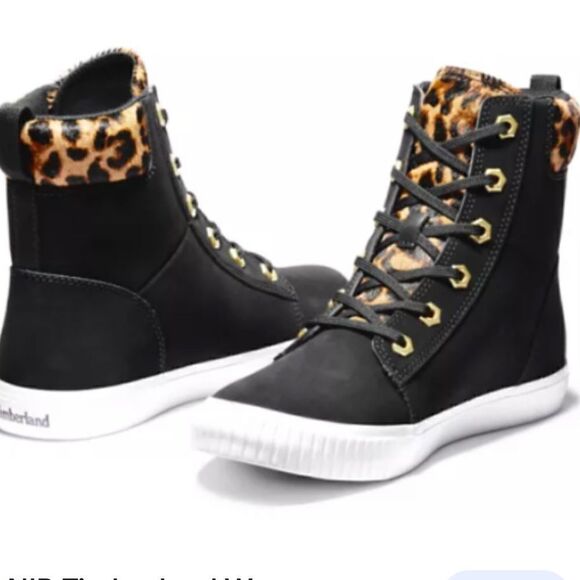 Timberland skyla sz 7.5 lace up fashion boots sneakers - Picture 1 of 6